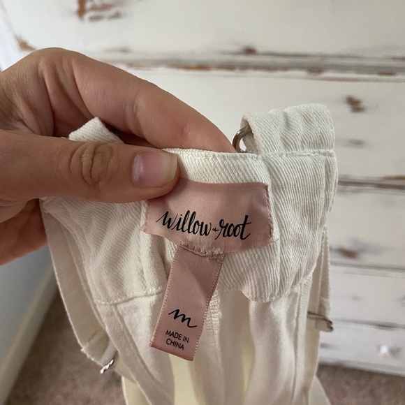 White Denim Overall Dress - Picture 8 of 8